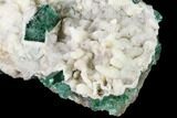 Aragonite Encrusted Fluorite Crystal Cluster - Rogerley Mine #134791-1